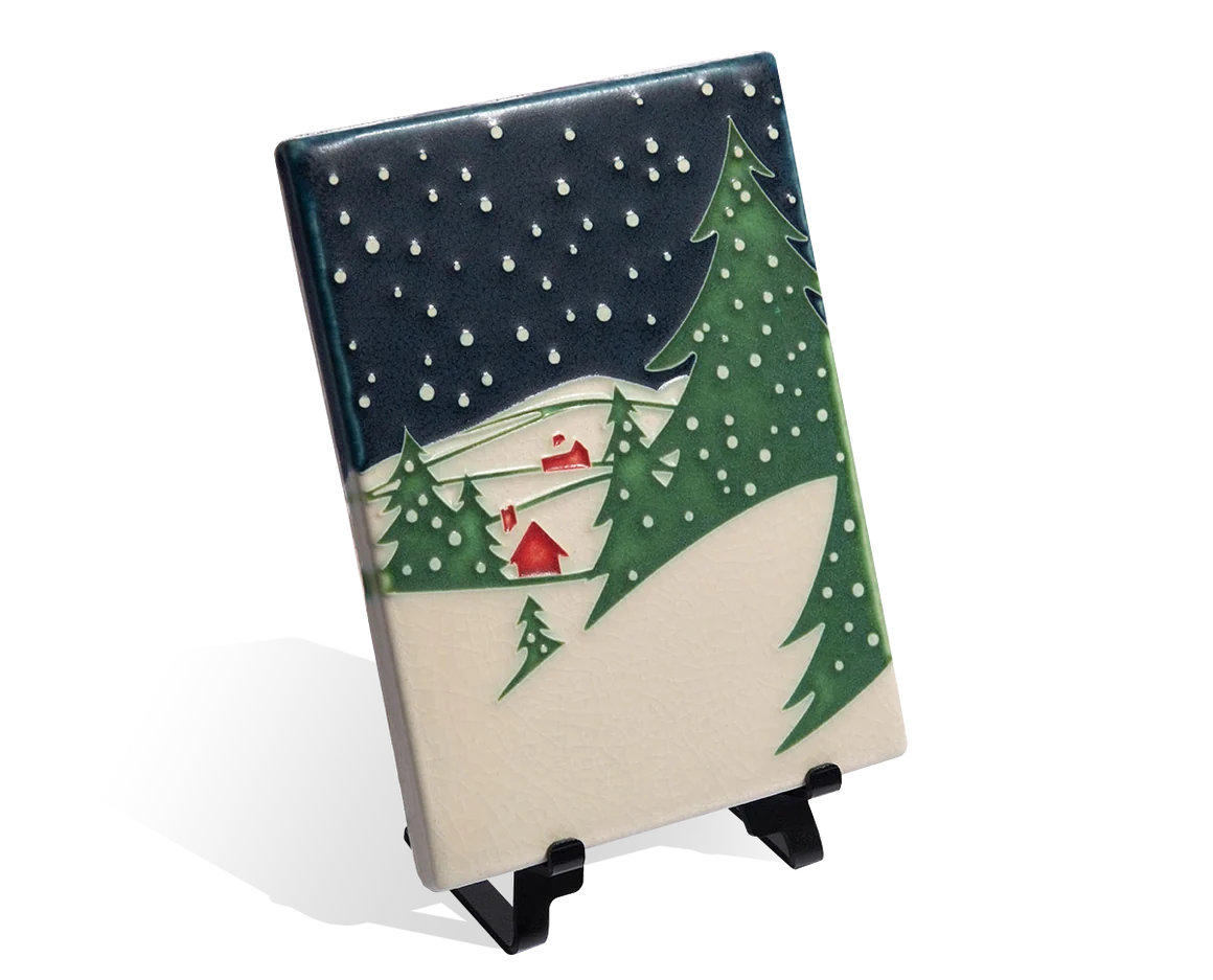 Motawi 6x8 Snowy Night