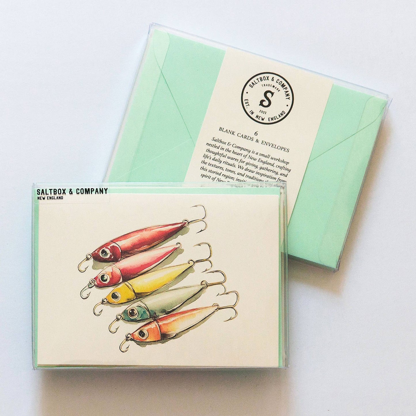 Fishing Lures - Box of 6 Note Cards