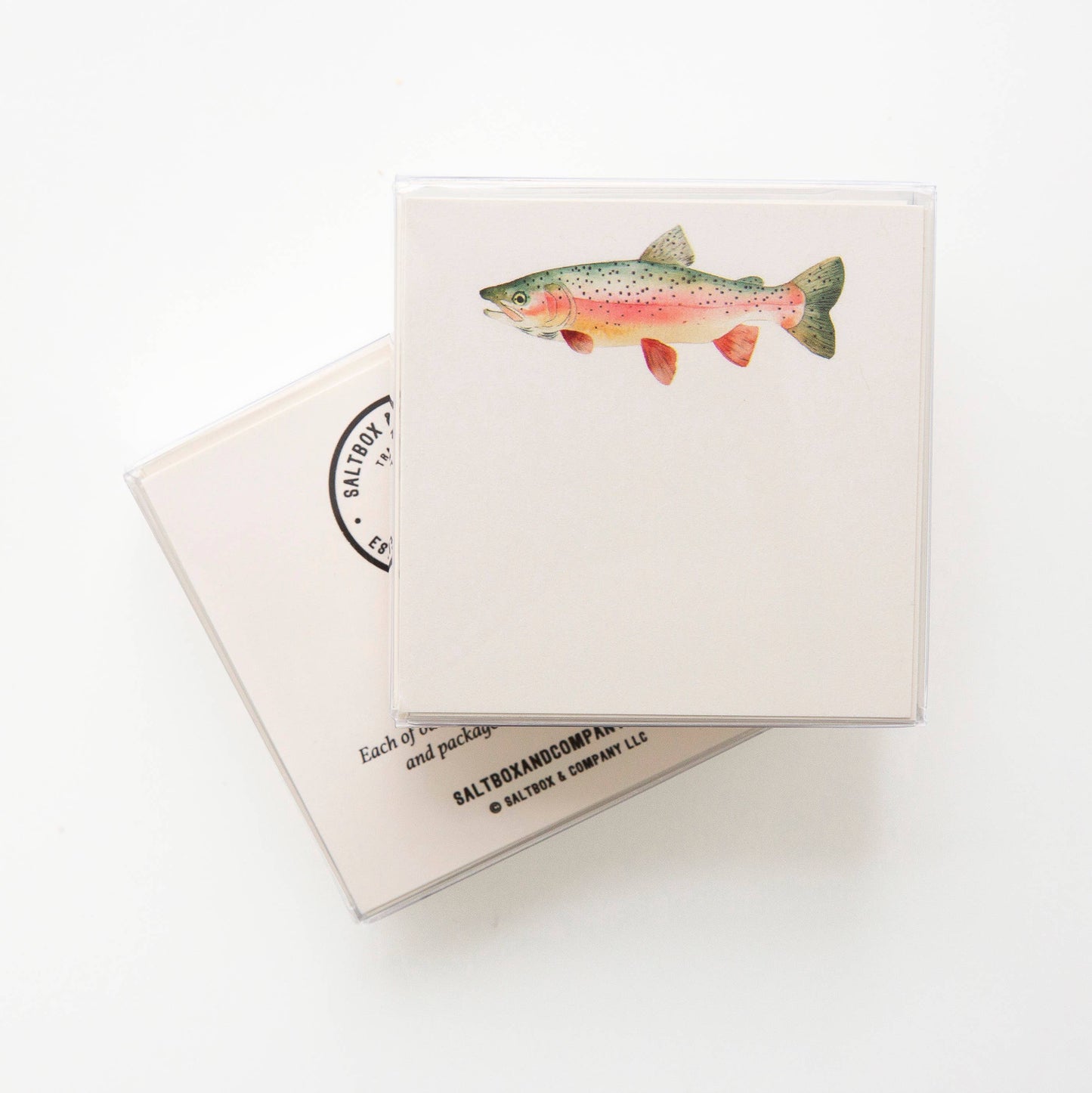 Rainbow Trout - Box of 50 Mini Notes