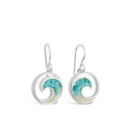 Cresting Wave Drop ER Turquoise Gradient