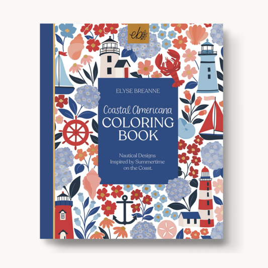 Coastal Americana Coloring Book