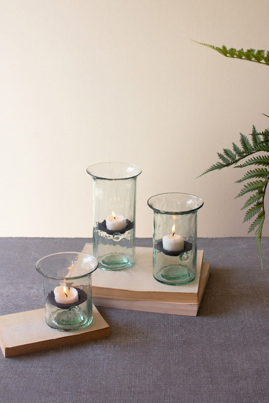 Recycled Glass Mini Votives