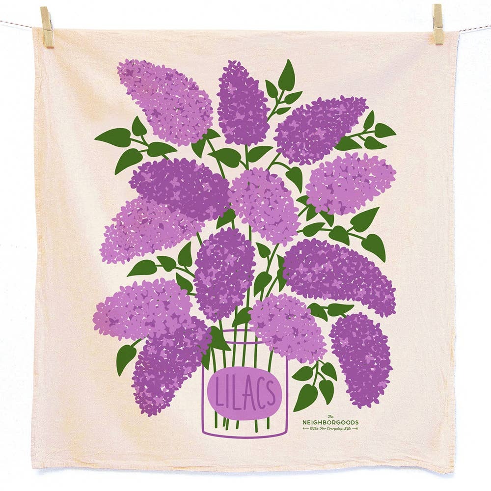 Tea Towel Set of 2 in basket